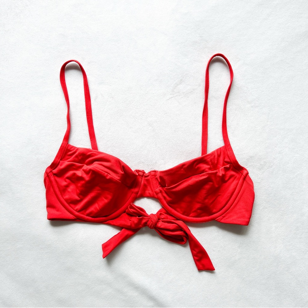 Monday Swimwear Red Bikini Top